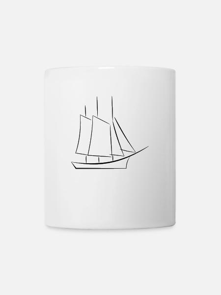ship - Mug - white