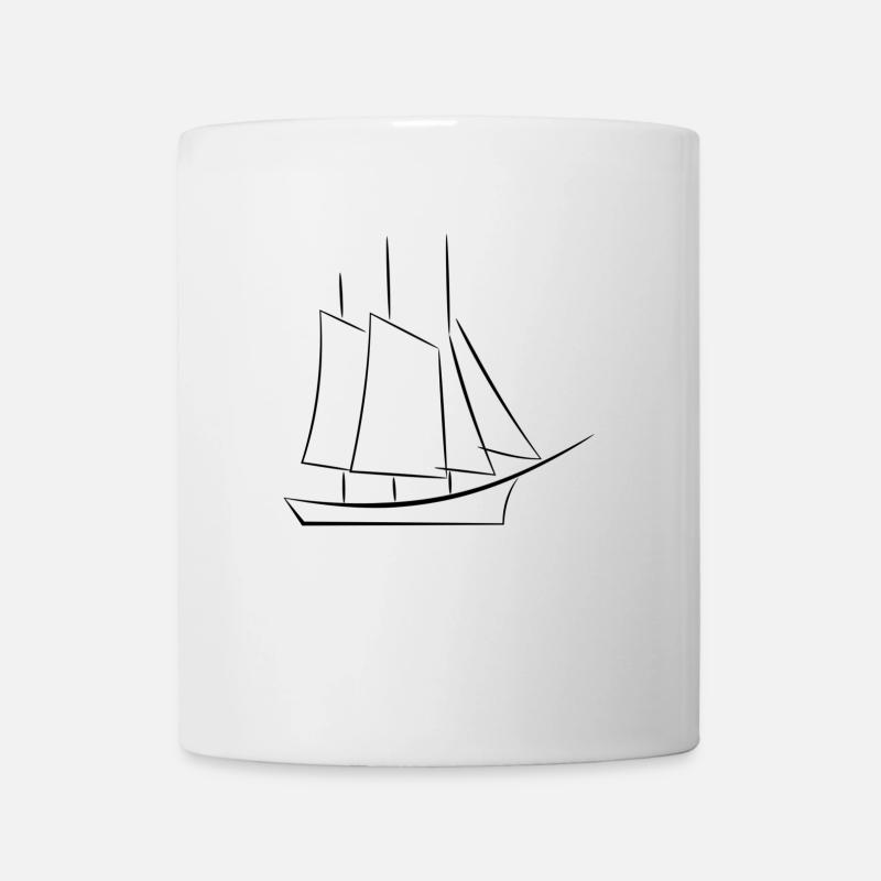 navire - Mug blanc - blanc