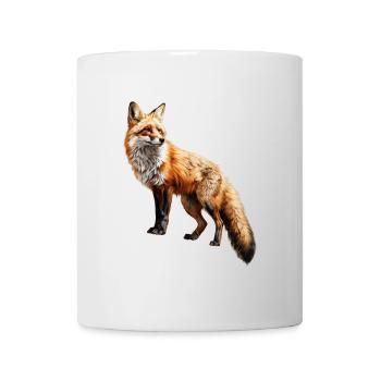 Roter Fuchs – Wildtier Alpen Design - Tasse - Weiß - Vorne