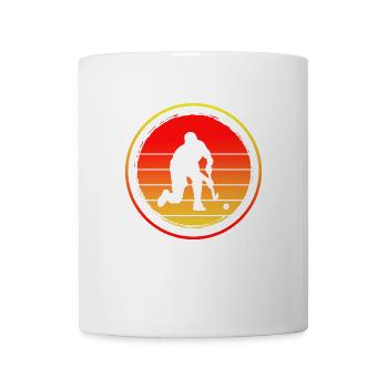 Feldhockey Hockeyspieler "hockey-fire" Hockeysport - Tasse - Weiß - Vorne