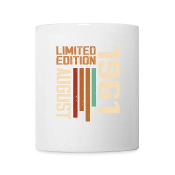 August 1961 Birthday Gift August 1961 August - Mug - white - Front