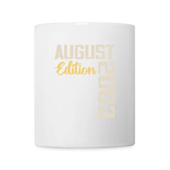 Anniversary August 2003 - Limited Edition August 2003 - Mug - white - Front