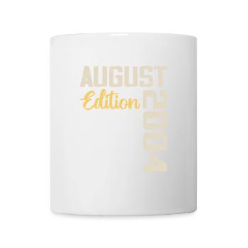 Anniversaire Août 2004 - Edition Limitée Août 2004 - Mug blanc - blanc - Devant