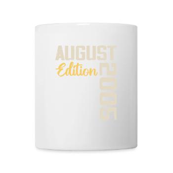 Anniversaire Août 2005 - Edition Limitée Août 2005 - Mug blanc - blanc - Devant