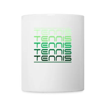 Tennis Club de tennis Balle de match Joueurs de tennis - Mug blanc - blanc - Devant