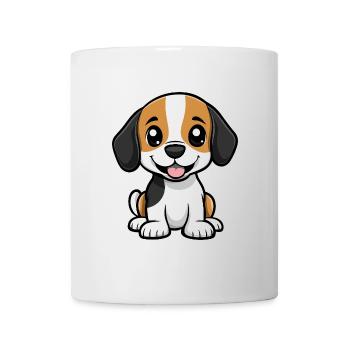 Beagle Chien Mignon - Mug blanc - blanc - Devant