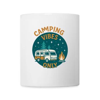 Camping Vibes Only - Leisure Design - Mug - white - Front