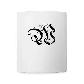 Typo letter W - Mug - white - Front
