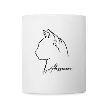 Abyssinian Profile Cats Cat Wilsigns - Mug - white - Front