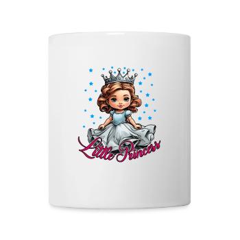 Princess with crown and princess dress - Mug - white - Front
