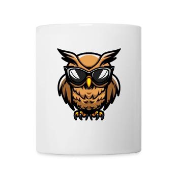 Owl Cool Comic - Mug - white - Front