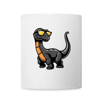 Dinosaur brontosaurus Cool Comic - Mug - white - Front