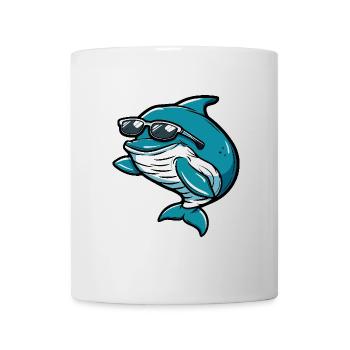 Whale Cool Comic - Mug - white - Front