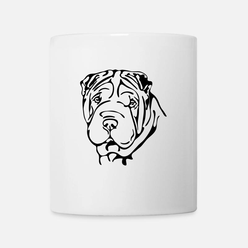 SHAR PEI Hunde Hund Shar-Pei Wilsigns - Tasse - Weiß