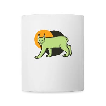 Predator lynx in the desert - Mug - white - Front