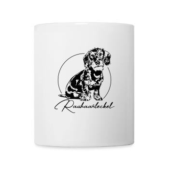 RAUHAARTECKEL Teckel Jagdhunde Jagdhund Wilsigns - Tasse - Weiß - Vorne