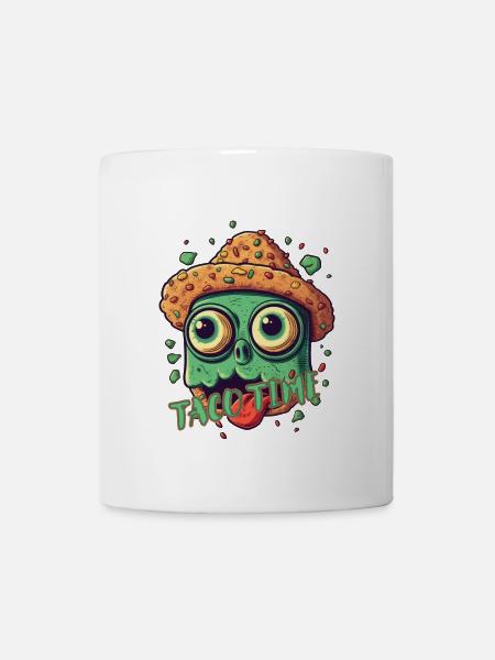 Taco Time (with text) - Mug - white