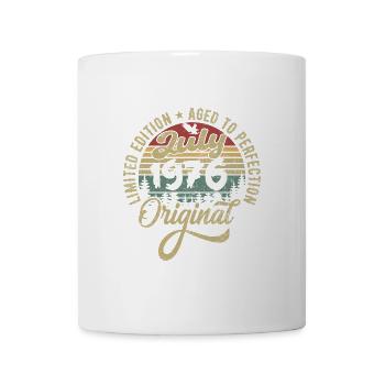 Anniversaire Juillet 1976 Juillet 1976 Juillet 1976 - Mug blanc - blanc - Devant