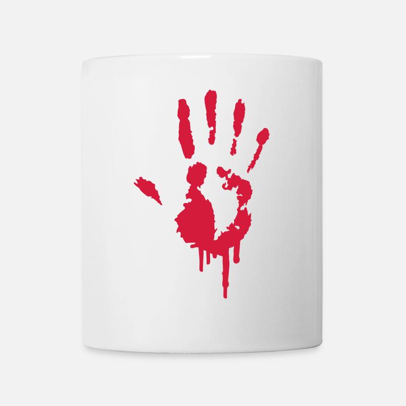 A handprint Graffiti - Mug - white