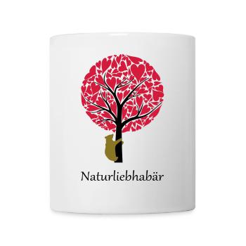 Naturliebhaber Bär Natur Liebe Naturschutz - Tasse - Weiß - Vorne