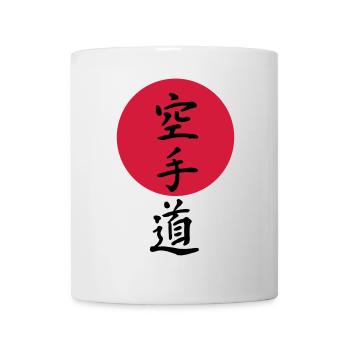 Karate - Tasse - Weiß - Vorne