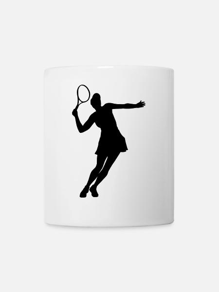 tennis - Mug blanc - blanc