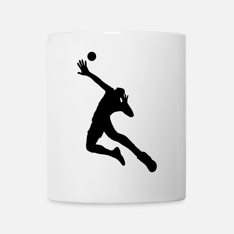 Volleyball - Tasse - Weiß