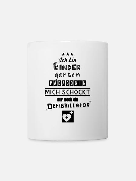 mich schockt nichts mehr - Tasse - Weiß
