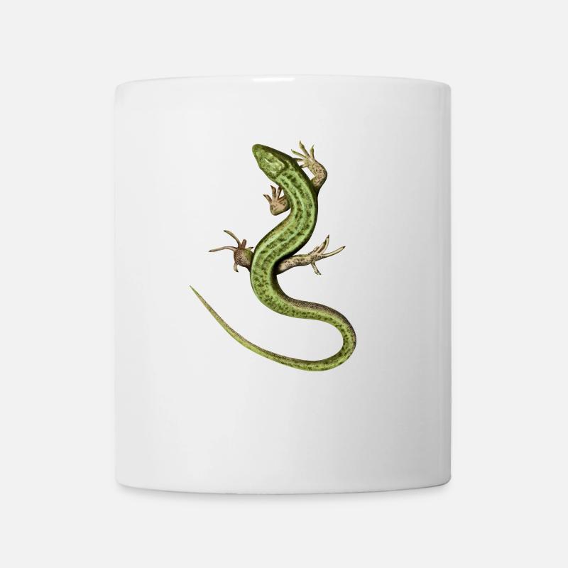 Eidechse - Tasse - Weiß