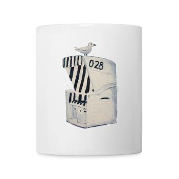 Beach chair - Mug - white - Front