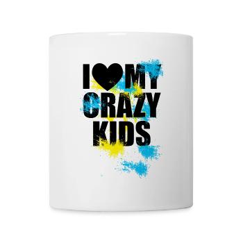 Crazy kids - Tasse - Weiß - Vorne