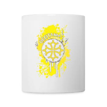 Croix Occitane 02.png - Mug blanc - blanc - Devant