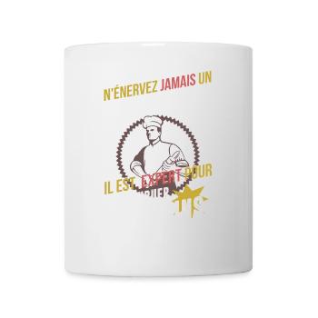 Boulanger humour - Mug blanc - blanc - Devant