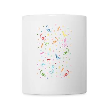 Confetti Streamers - Mug - white - Front