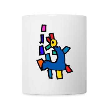 Dino - Mug blanc - blanc - Devant