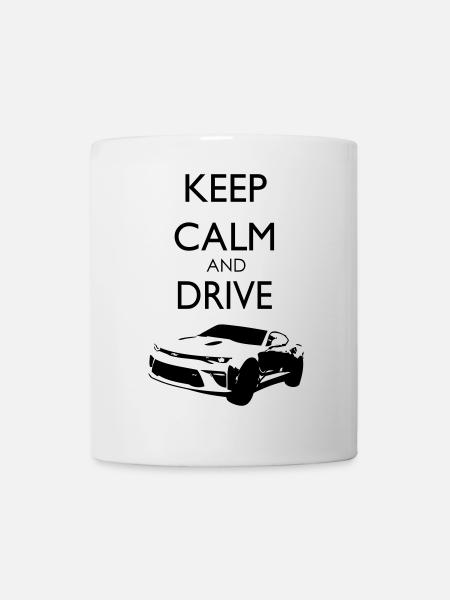 Keep Calm and Drive Camaro - Tasse - Weiß