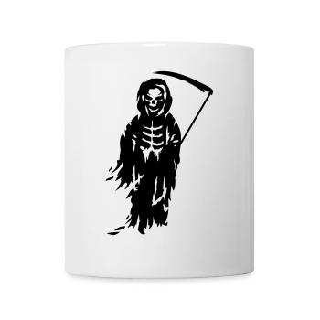 A Grande Faucheuse - Mort avec une faux - Mug blanc - blanc - Devant