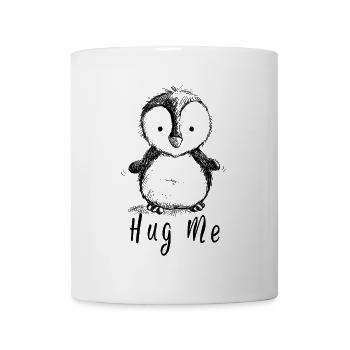 Hug Me Pinguin - Pinguine - Königspinguin - Comic - Tasse - Weiß - Vorne