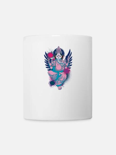 Ganesha, your god of fortune, frees the way - Mug - white