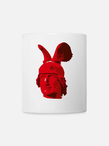Tête du monument Hermann - Mug blanc - blanc