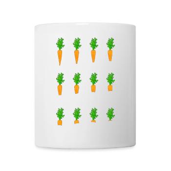 The yummy carrot - Tasse - Weiß - Vorne