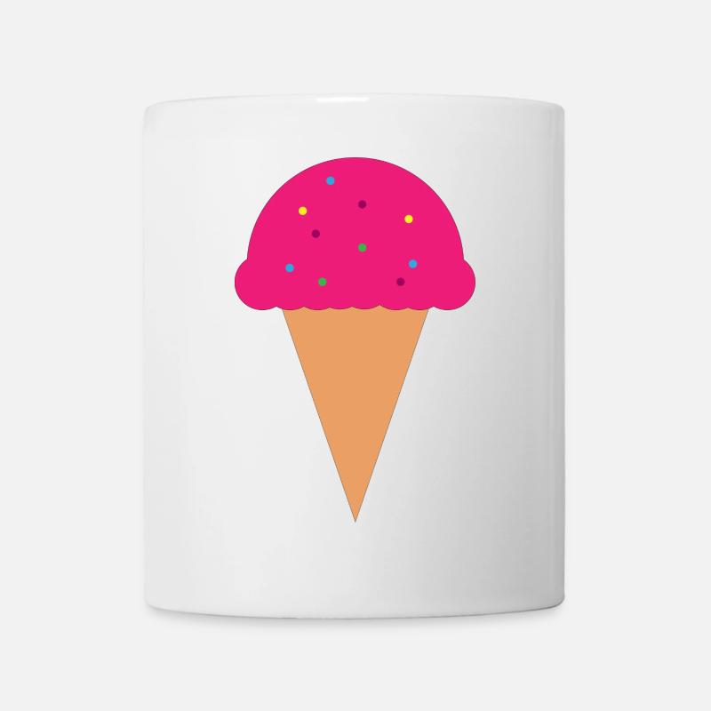 glace - Mug blanc - blanc