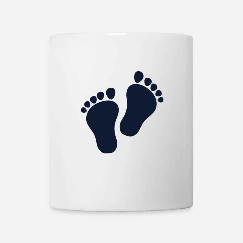pieds - Mug blanc - blanc