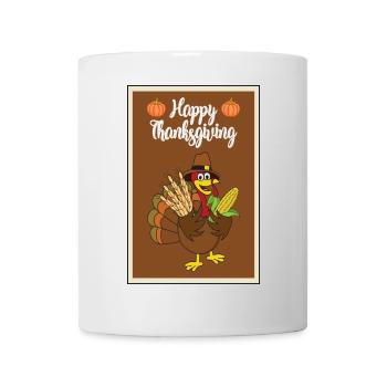 Thanksgiving turkey turkey thanksgiving - Mug - white - Front