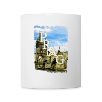 Prag - Tasse - Weiß - Vorne