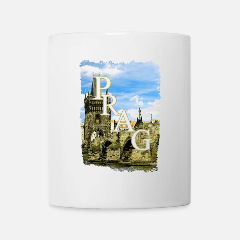 Prague - Mug blanc - blanc