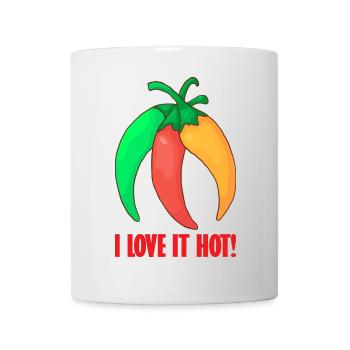 Chilli pepper hot pepper chili pepper hot food - Mug - white - Front