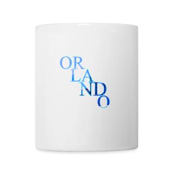 Orlando Schriftzug - Tasse - Weiß - Vorne