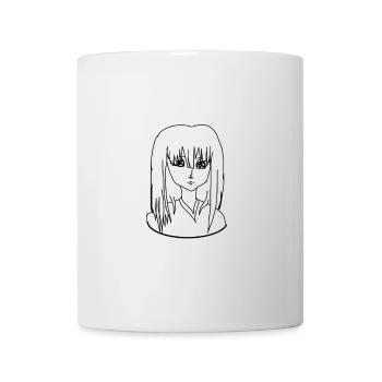 Maedchen mit blauen Augen - Tasse - Weiß - Vorne