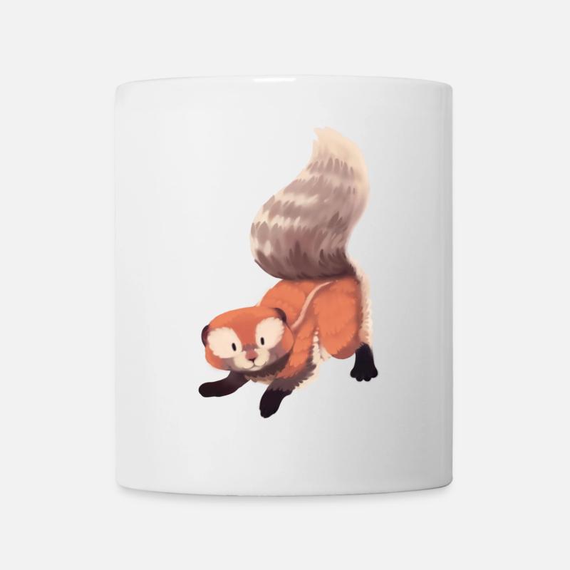 Erdhörnchen Illustration - Tasse - Weiß
